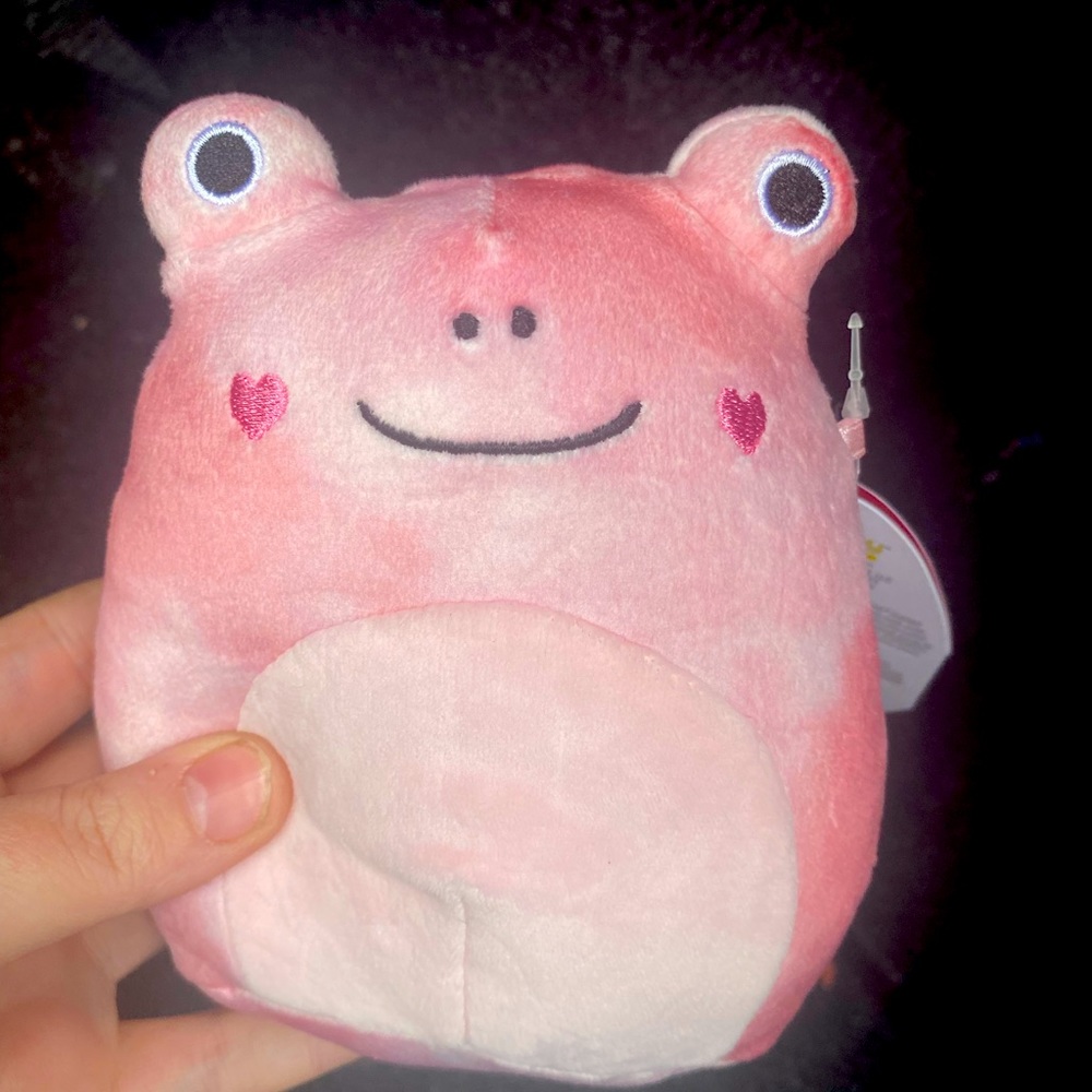 Fanina the pink frog squishmallows 5”